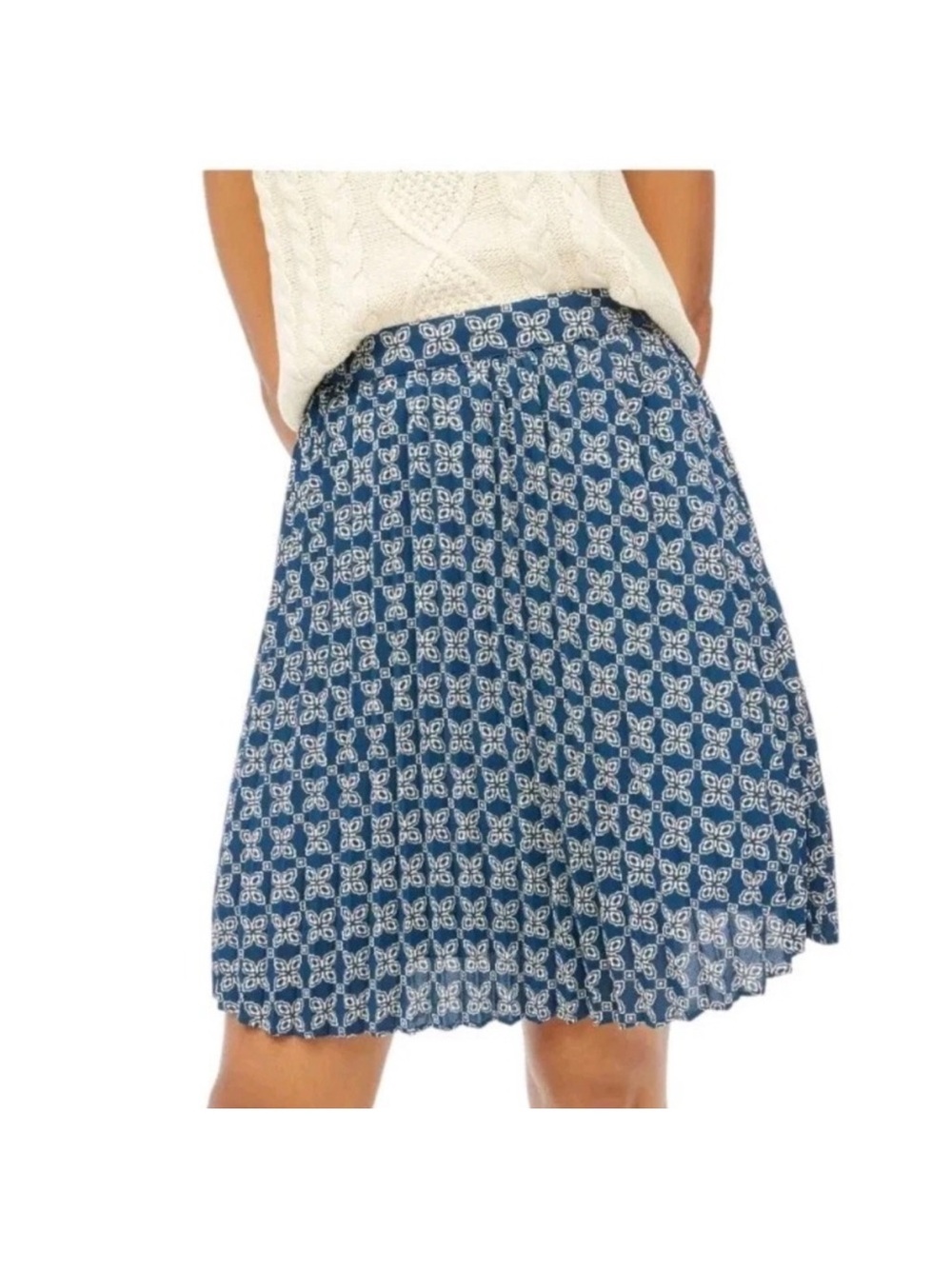 NWT, J. Crew factory, pleated skirt, size 12
